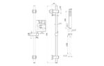 Slider Rail & Kit - Brushed Brass